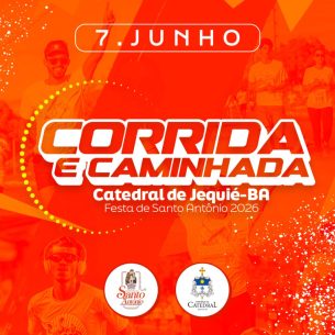 Corrida e Caminhada da Catedral de Jequié - Festa de Santo Antônio - 2026