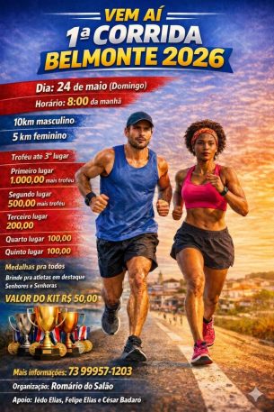1ª CORRIDA BELMONTE 2026