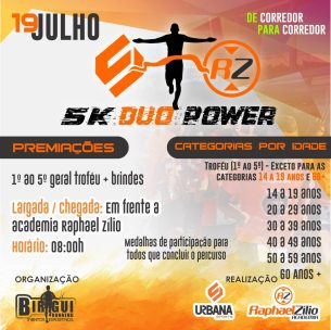 5 k Running RZ e US Raphael Zilio Academia e Urbana Sports