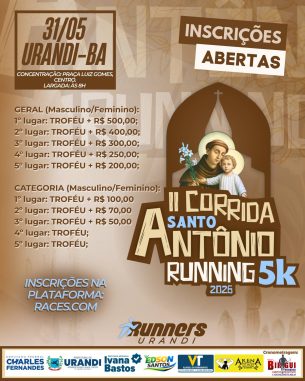 2A CORRIDA SANTO ANTÔNIO RUNNING URANDI BAHIA