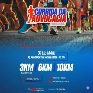 CORRIDA DA ADVOCACIA - OAB ITAPETINGA