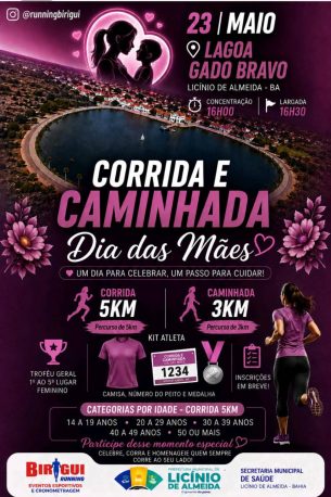 CORRIDA E CAMINHADA DAS MAES